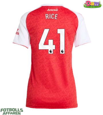 Arsenal Declan Rice #41 Hemmatröja Kvinnor 2025-26 Kortärmad